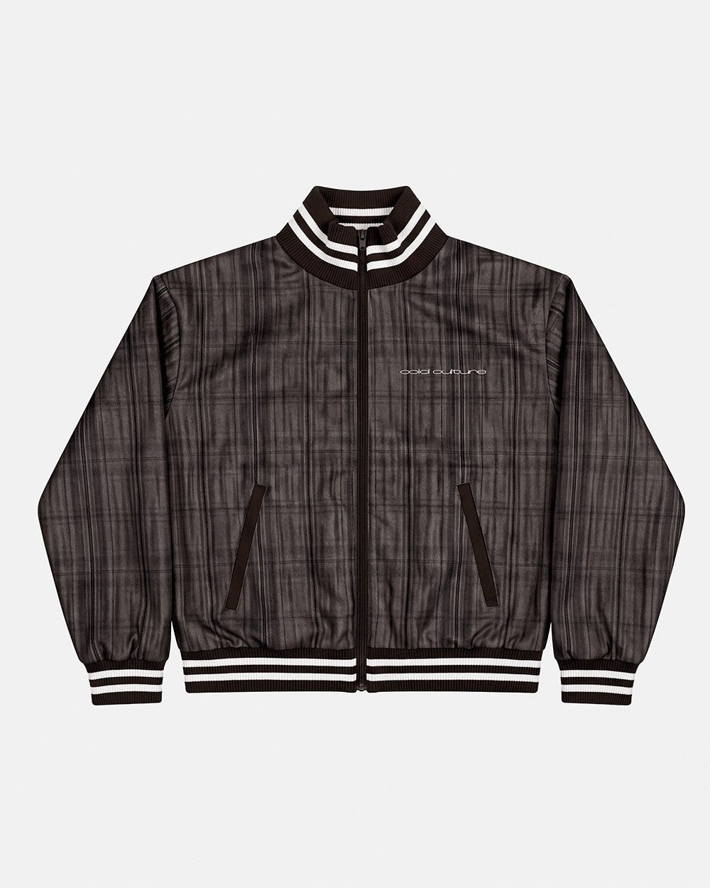 CLUB ZIP UP BROWN - Cold Culture