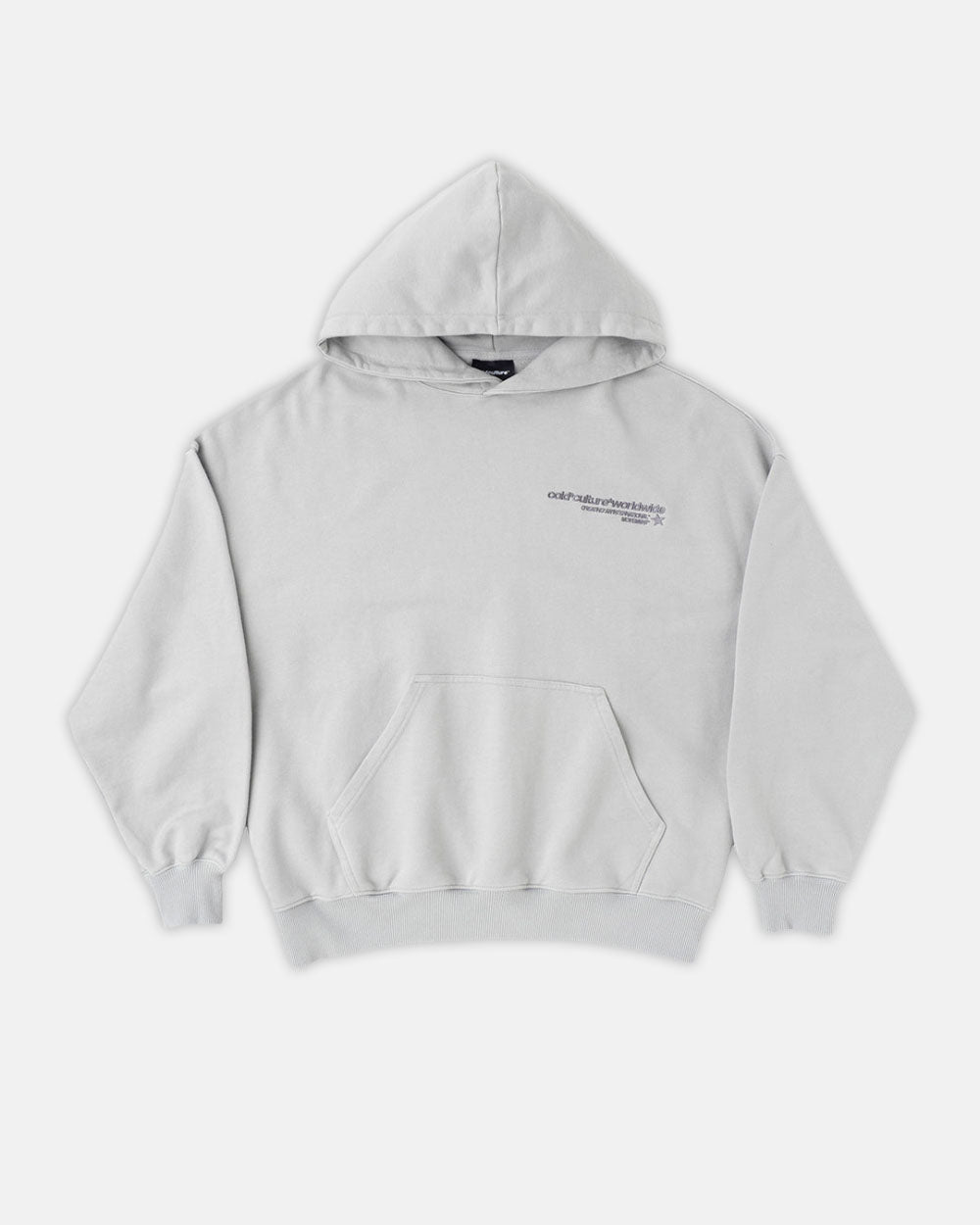 COBRA HOODIE SILVERED GREY - COLD CULTURE