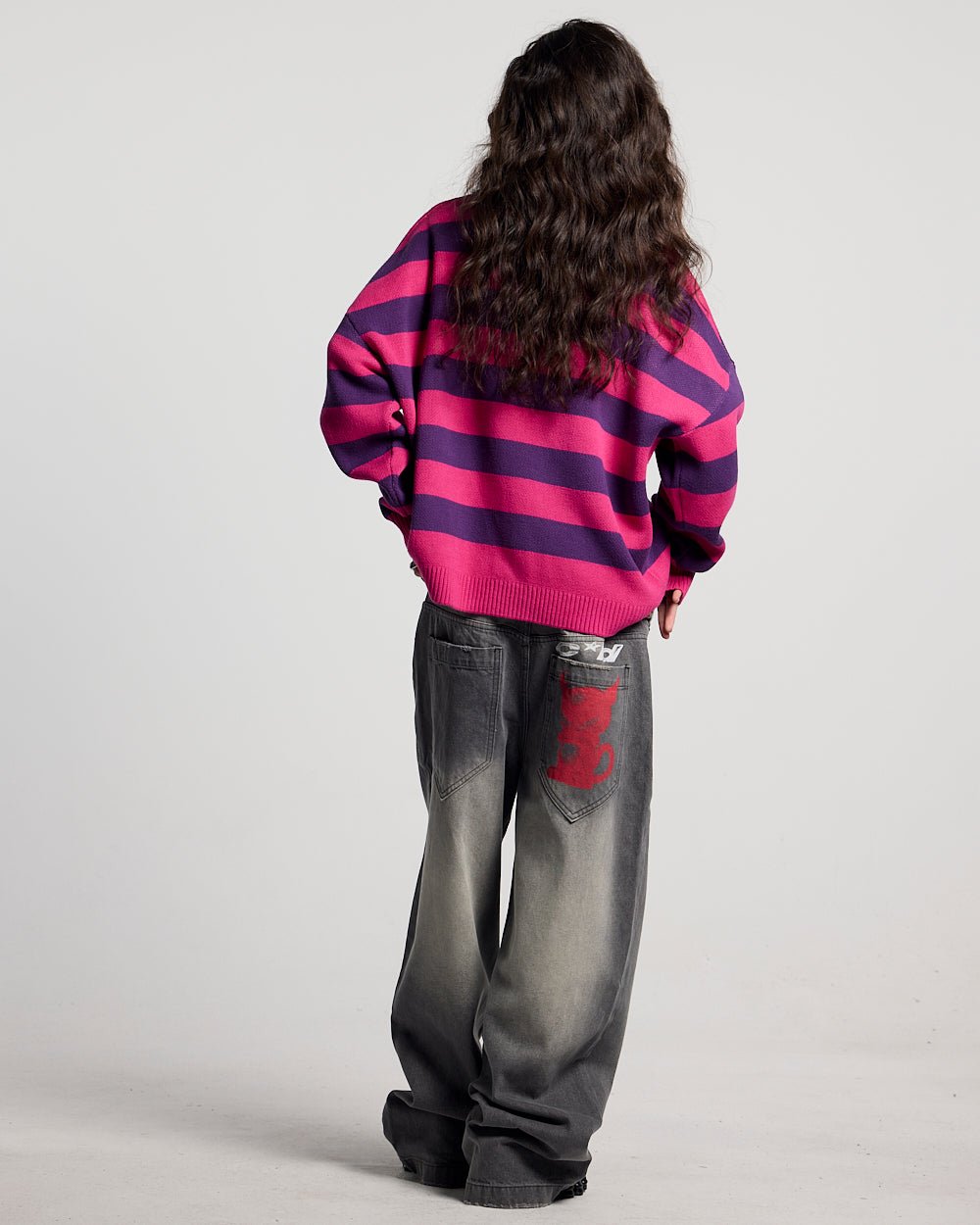 COLD BRICK POLO KNIT PURPLE & PINK - Cold Culture