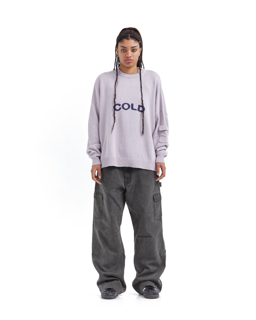 COLD CARGO KNIT PALE LILAC - COLD CULTURE