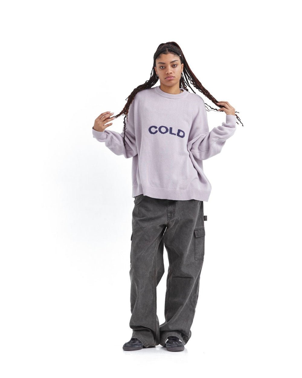 COLD CARGO KNIT PALE LILAC - COLD CULTURE