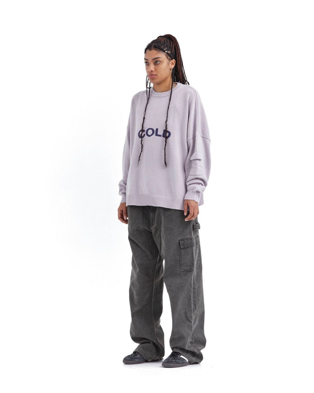 COLD CARGO KNIT PALE LILAC - COLD CULTURE