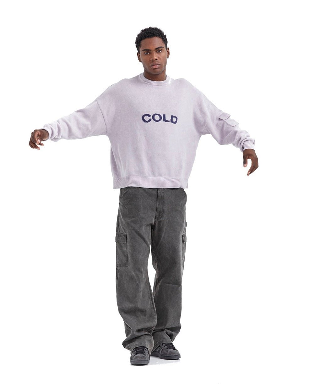 COLD CARGO KNIT PALE LILAC - COLD CULTURE