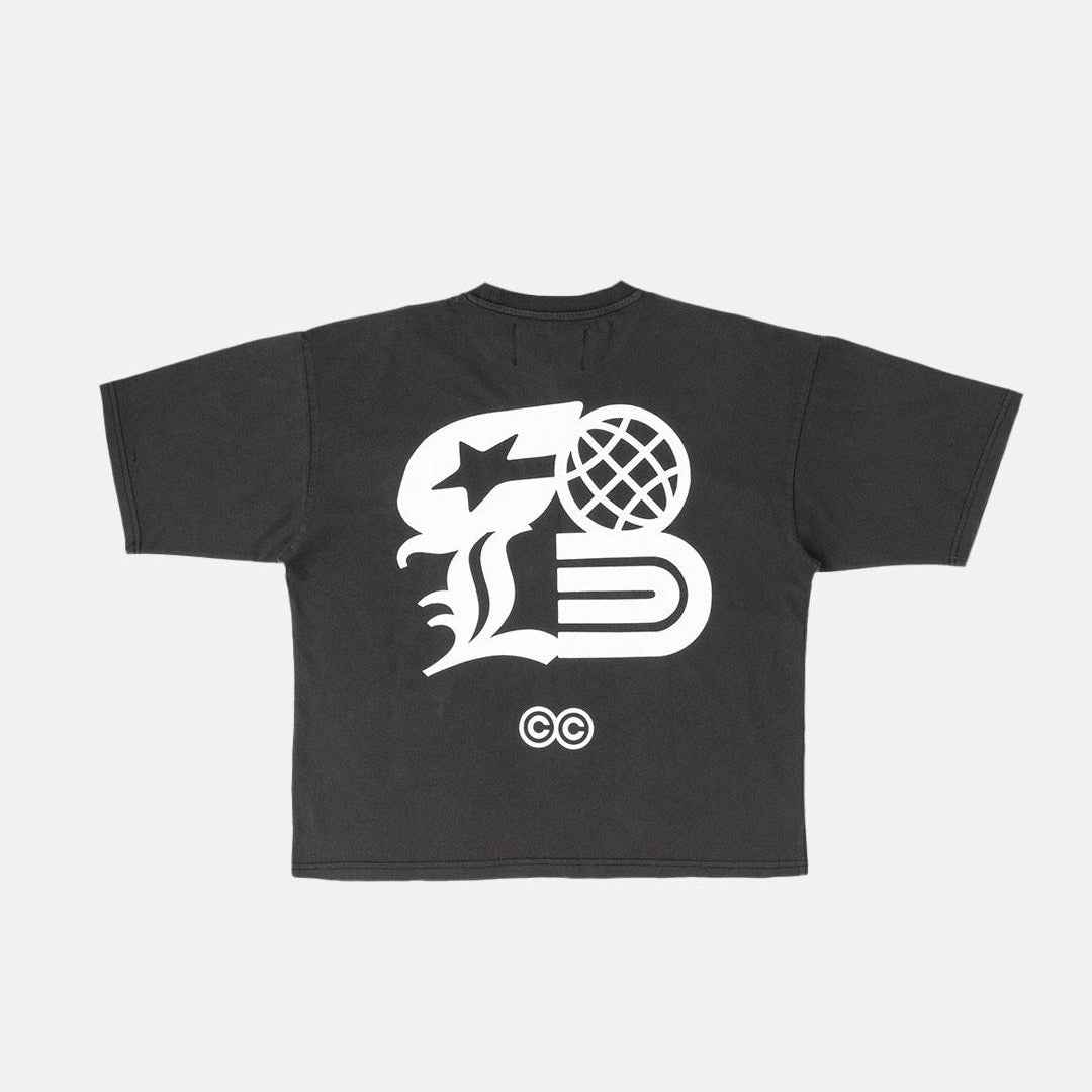 COLD LOGOS TEE BLACK - Cold Culture