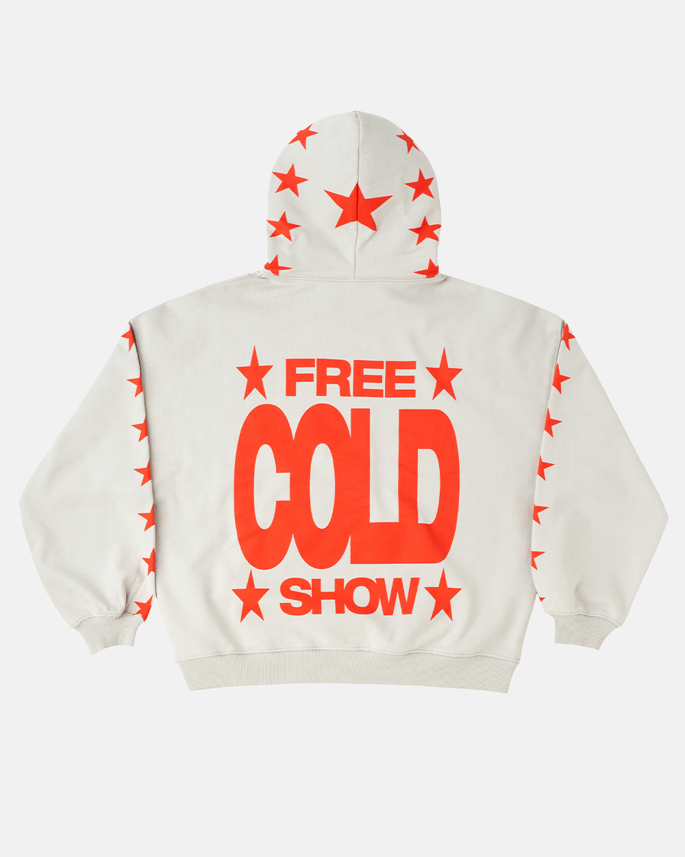 COLD SHOW REVERSIBLE HOODIE ULTRA LIGHT GREY - COLD CULTURE