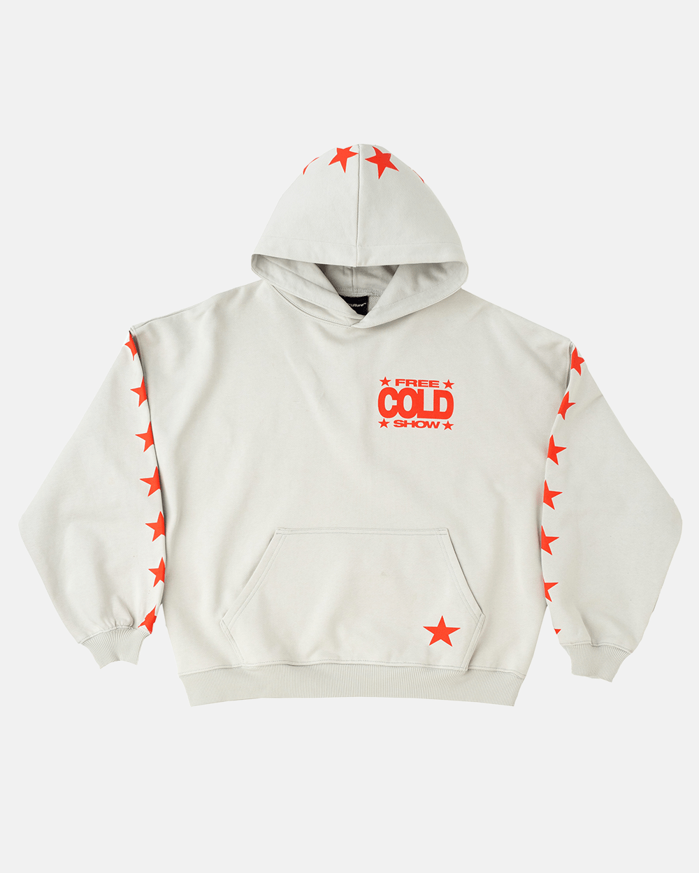 COLD SHOW REVERSIBLE HOODIE ULTRA LIGHT GREY - COLD CULTURE