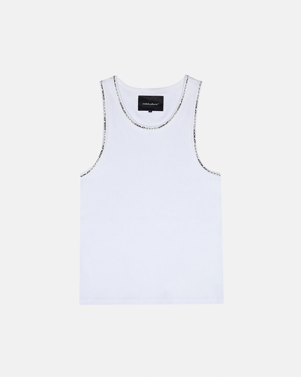 COLD SPORT TANK TOP WHITE - Cold Culture