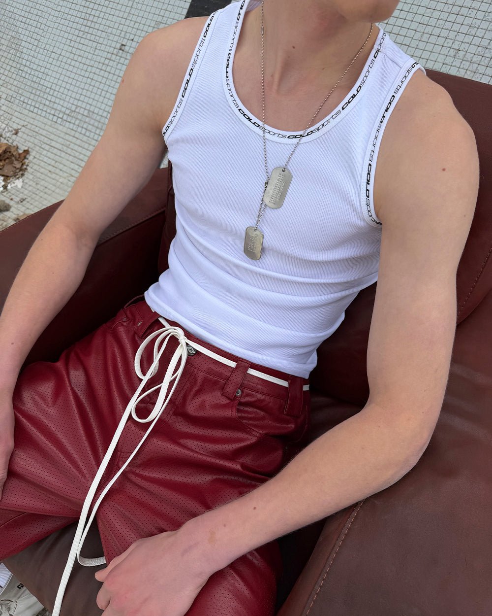 COLD SPORT TANK TOP WHITE - Cold Culture