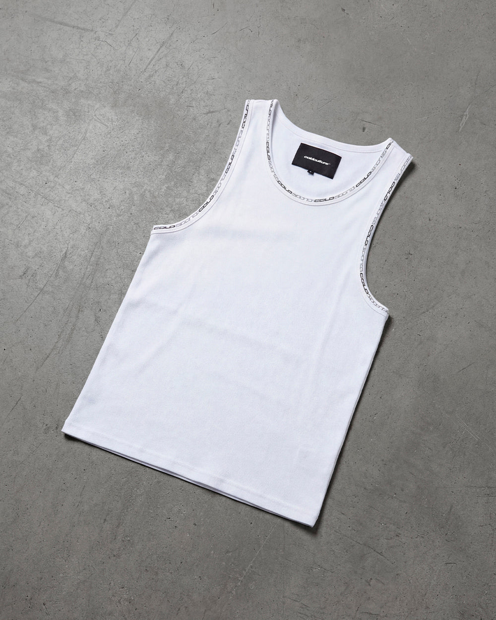 COLD SPORT TANK TOP WHITE - Cold Culture