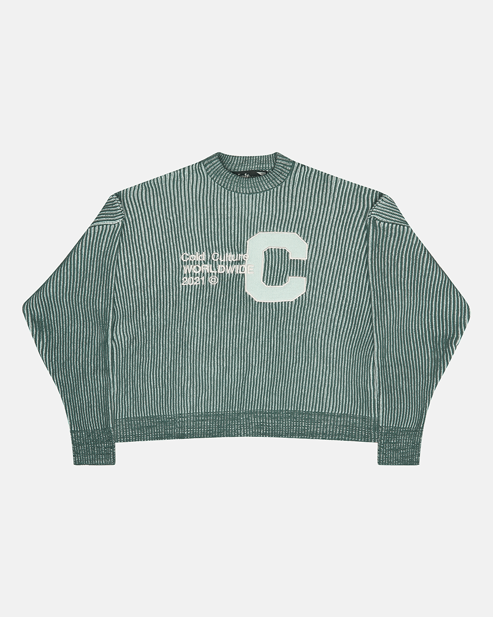 COLD UNIVERSITY KNIT WARM GREEN - Cold Culture