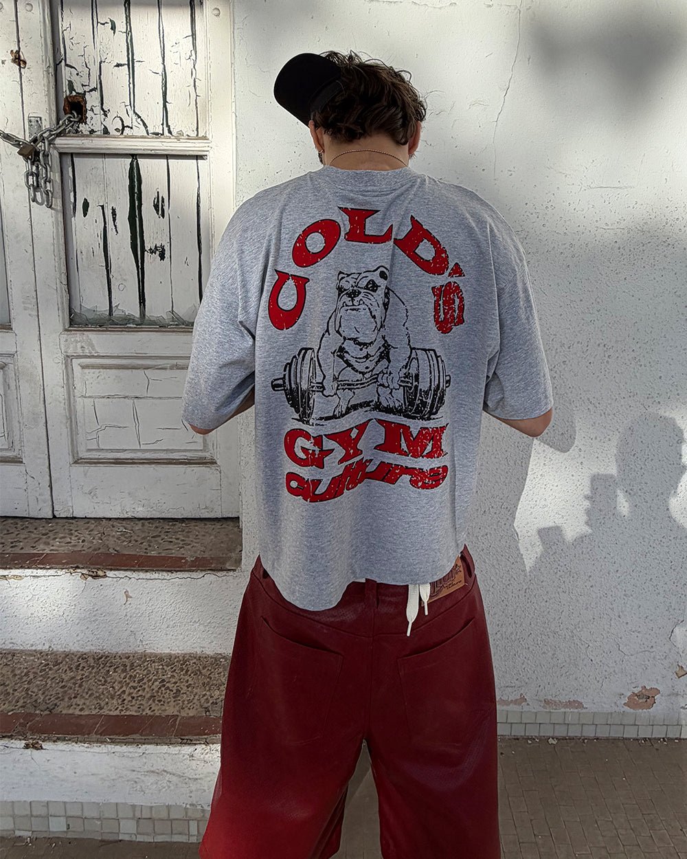 COLD´S GYM BOXY TEE GREY - Cold Culture