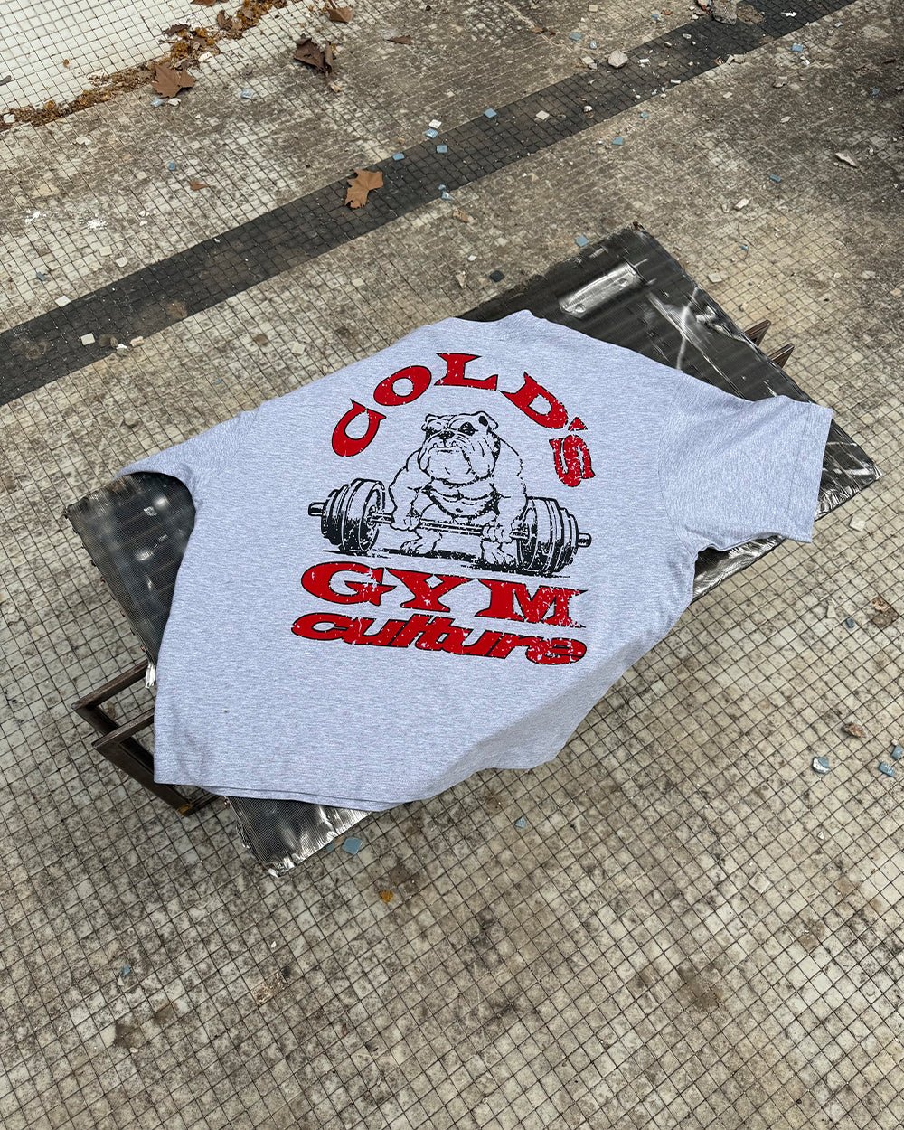 COLD´S GYM BOXY TEE GREY - Cold Culture