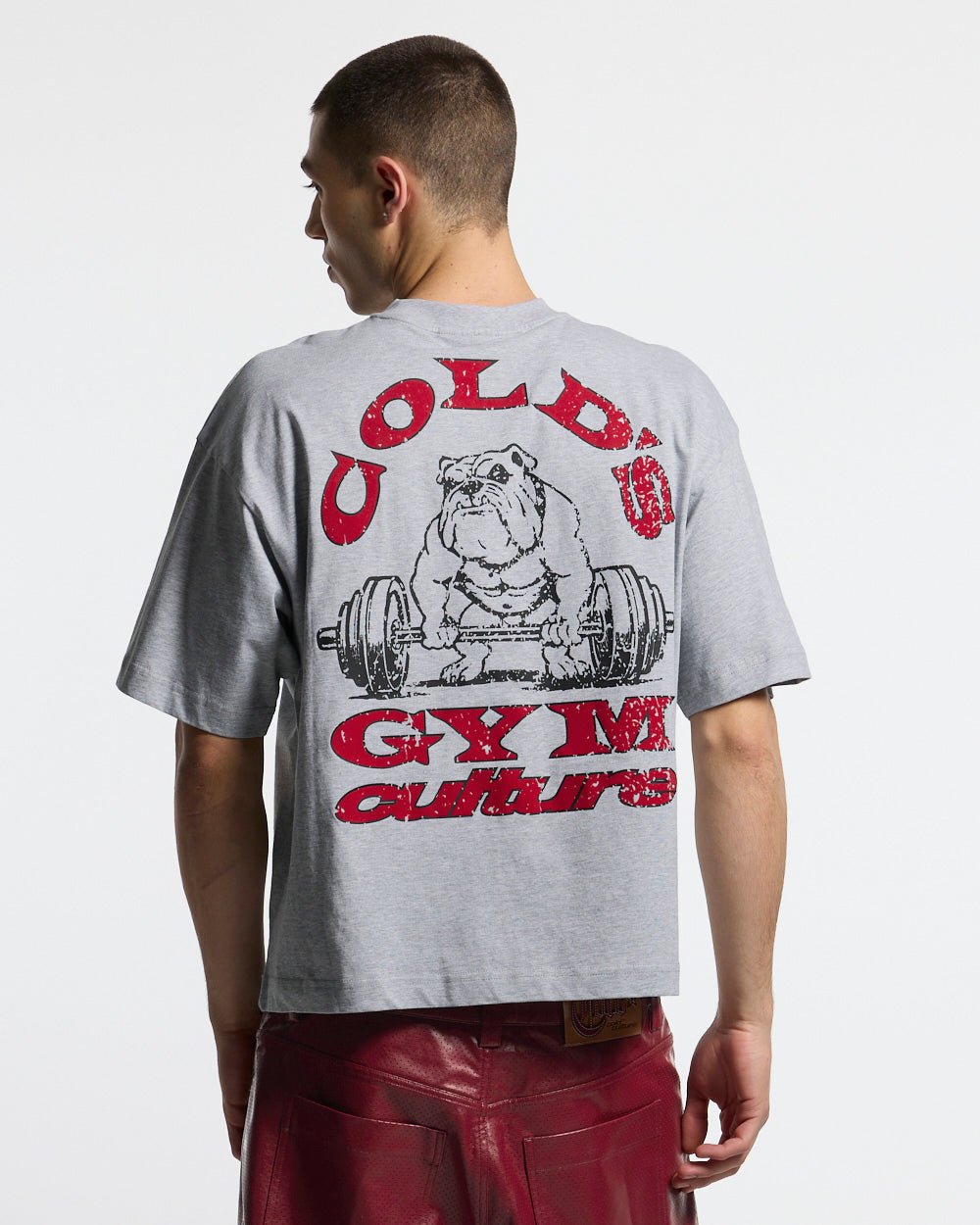 COLD´S GYM BOXY TEE GREY - Cold Culture