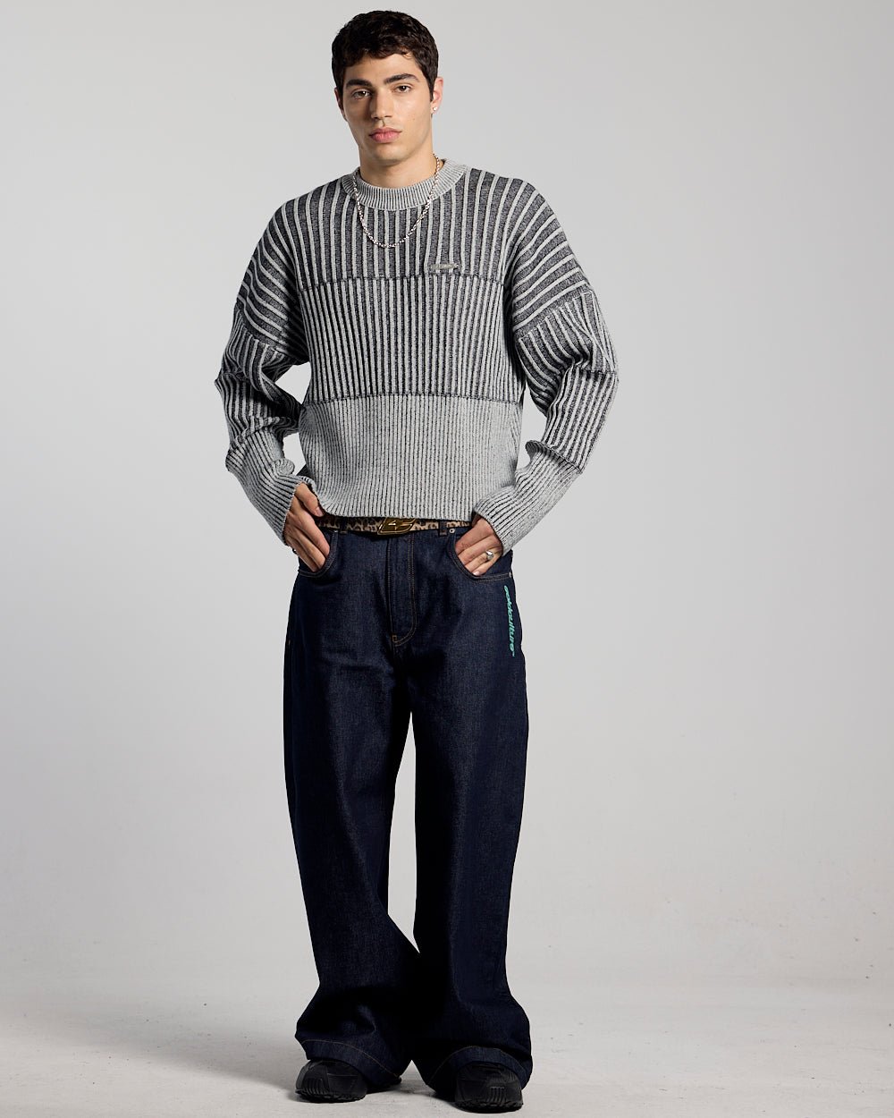 COLLEGE V3 PANTS RAW DENIM - Cold Culture