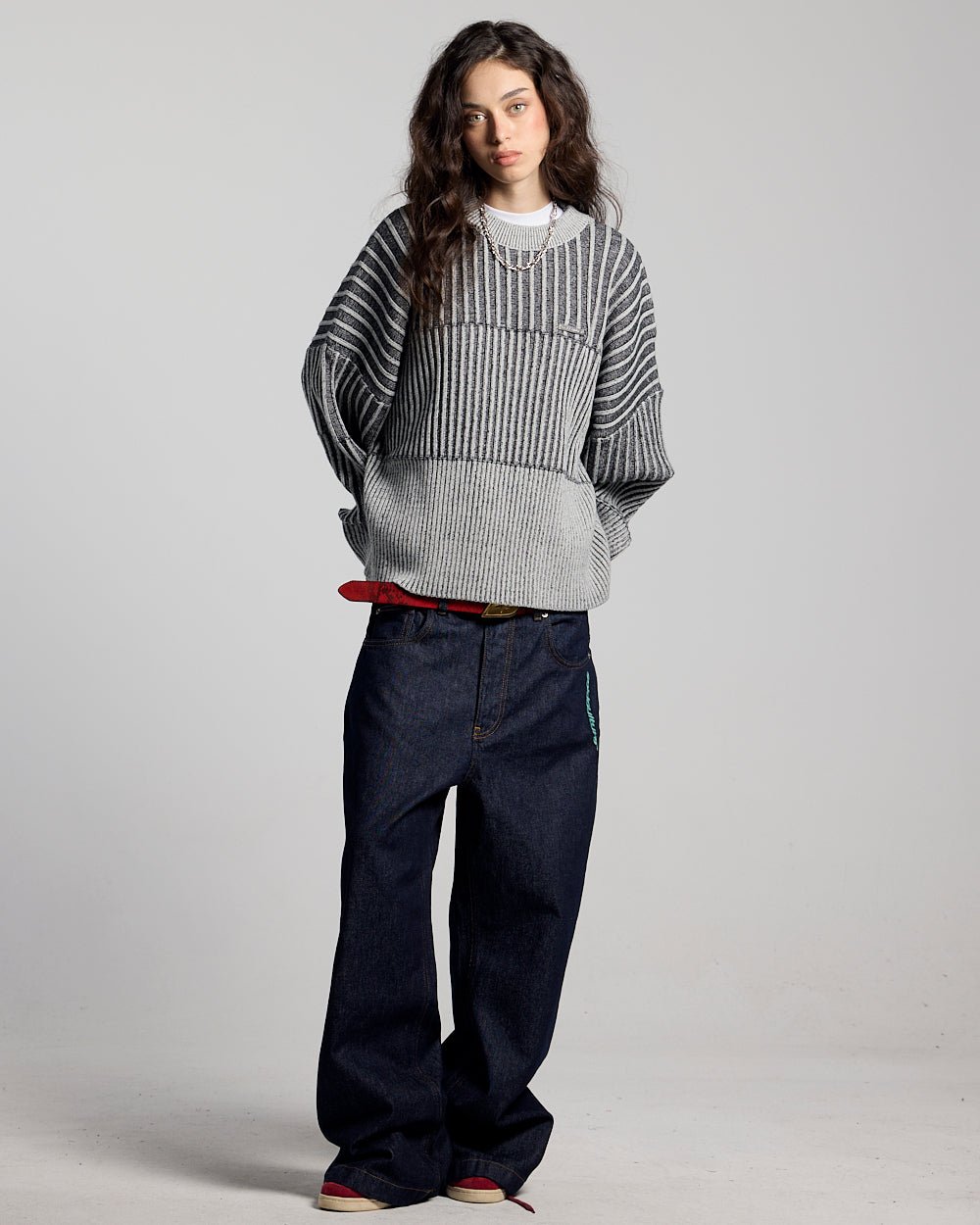 COLLEGE V3 PANTS RAW DENIM - Cold Culture