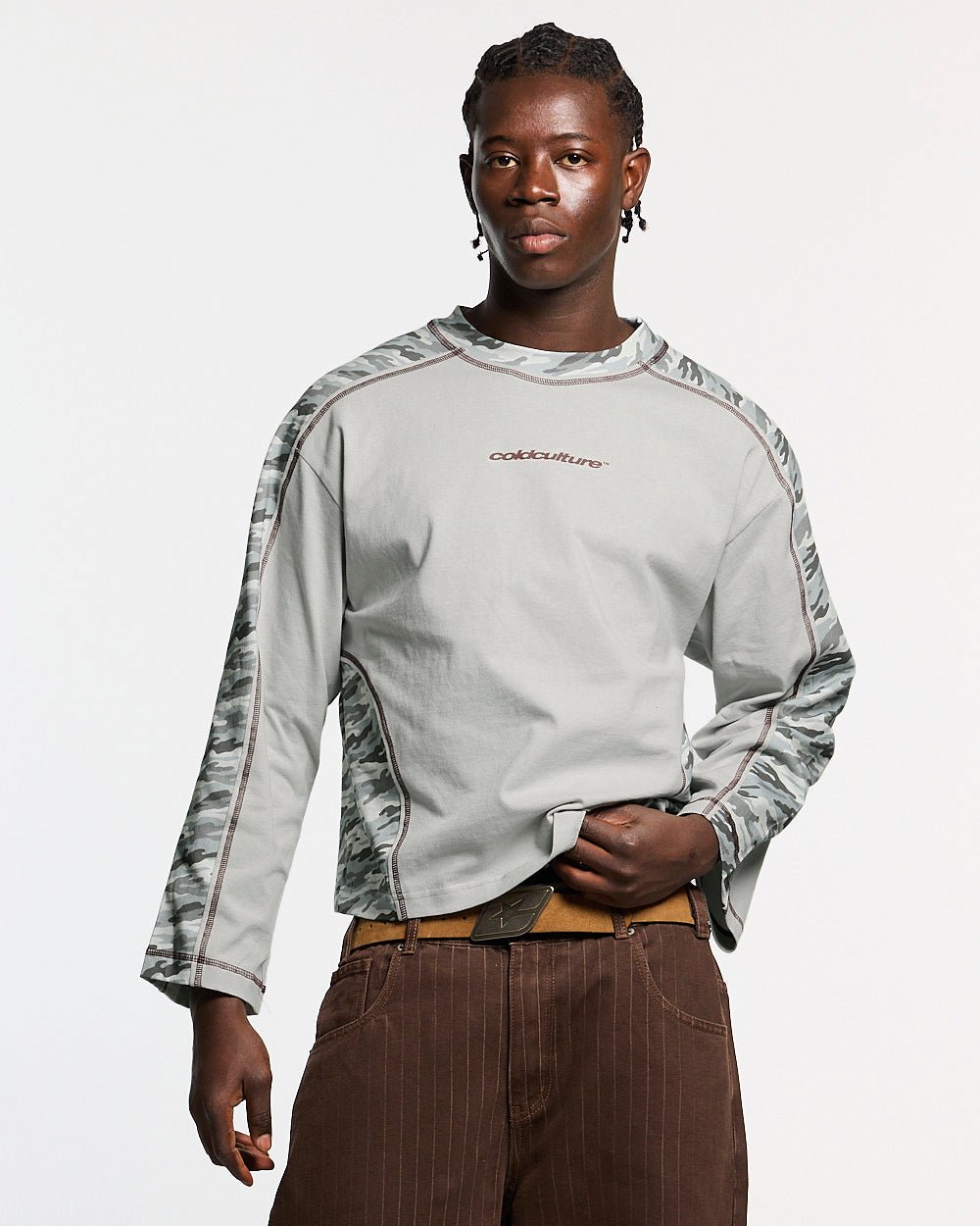 COMBAT LONGSLEEVE GREY - Cold Culture