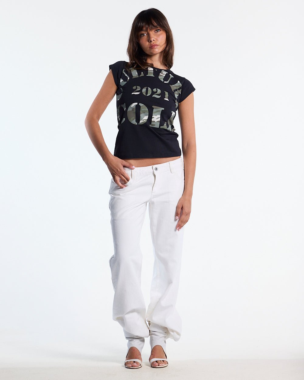 COMMAND BABY TEE BLACK - Cold Culture