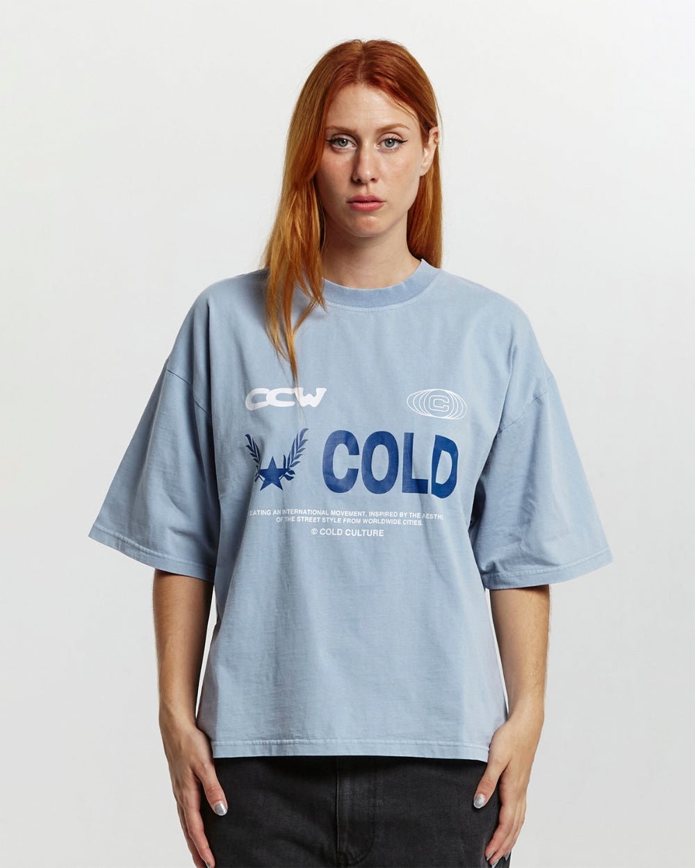 COMPANY TEE SHADY BLUE