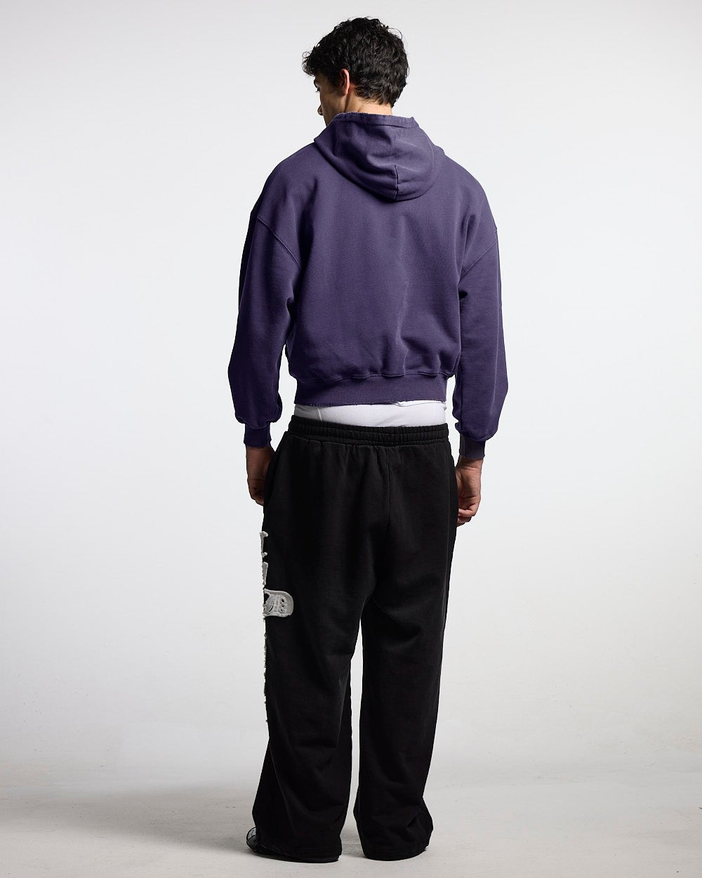 COOL CAP HOODIE MID BLUE WASHED - Cold Culture