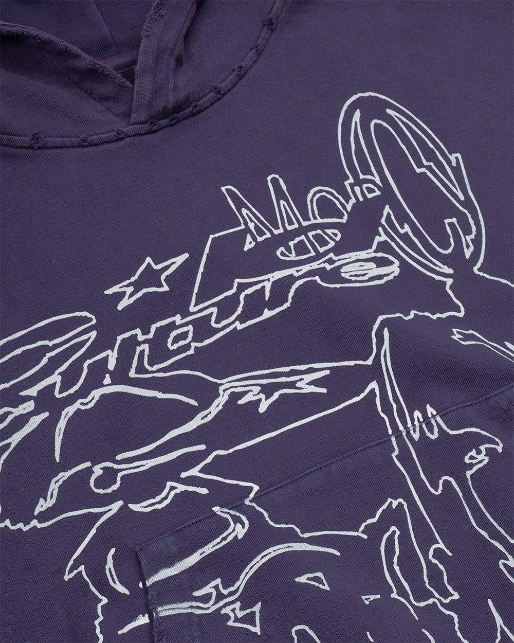 COOL CAP HOODIE MID BLUE WASHED - Cold Culture