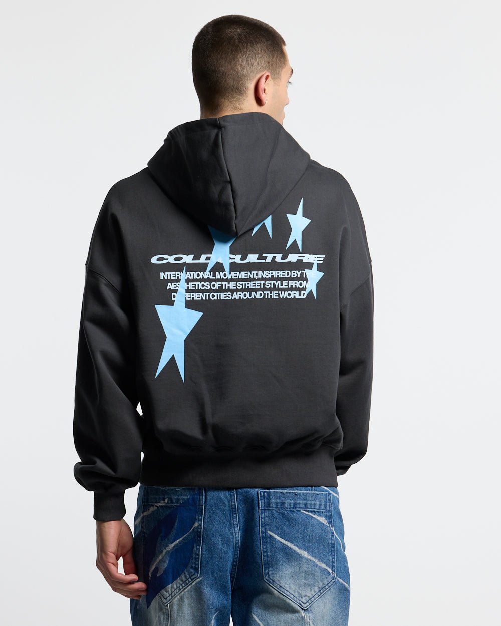 COSMOS ARC HOODIE INDIA INK - Cold Culture #man
