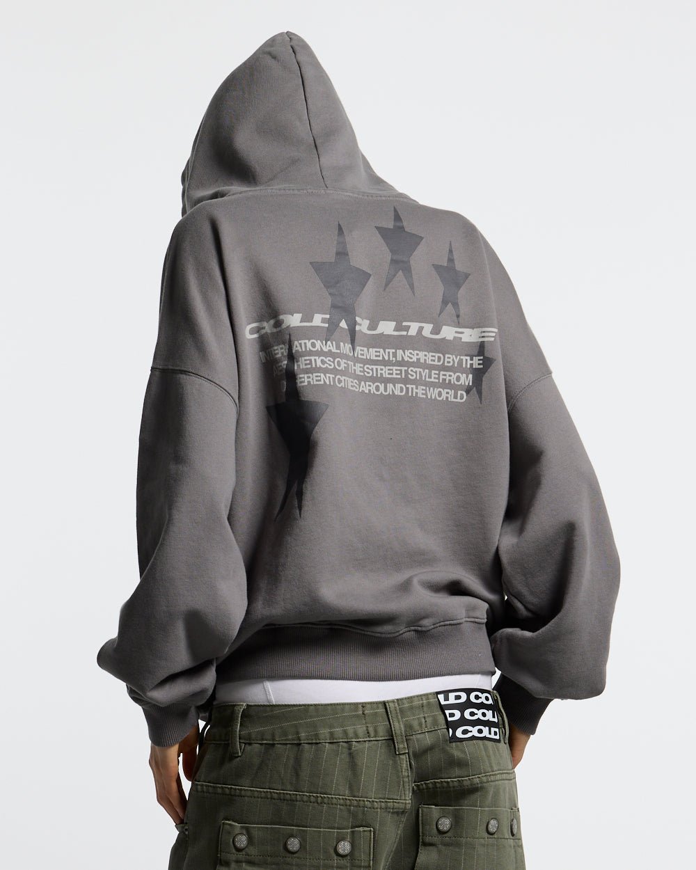 COSMOS ARC HOODIE SMOKEY GREY - Cold Culture #woman