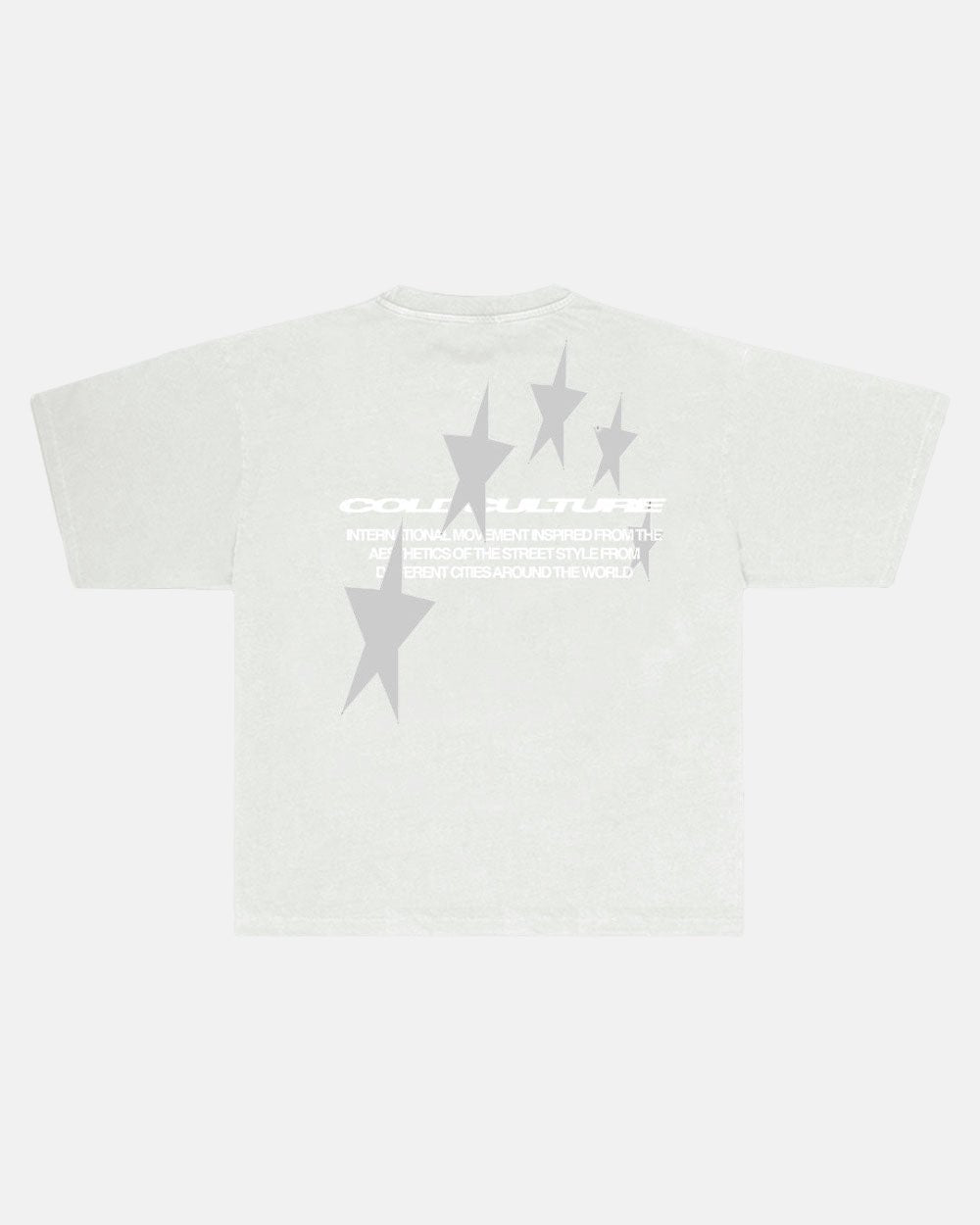 COSMOS ARC TEE LIGHT GREY - Cold Culture