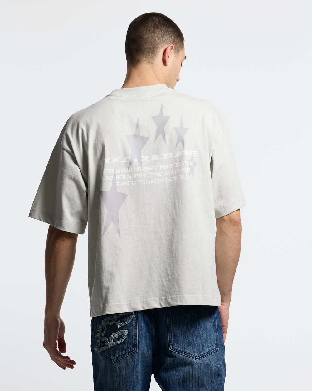 COSMOS ARC TEE LIGHT GREY - Cold Culture #man