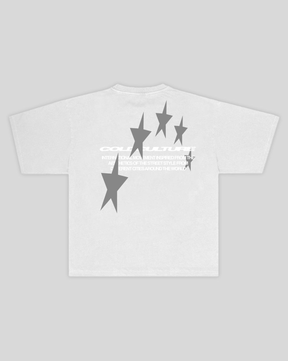 COSMOS ARC TEE LIGHT GREY