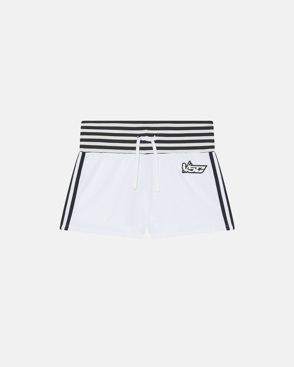 COURT SHORTS WHITE AND BLACK - COLD CULTURE