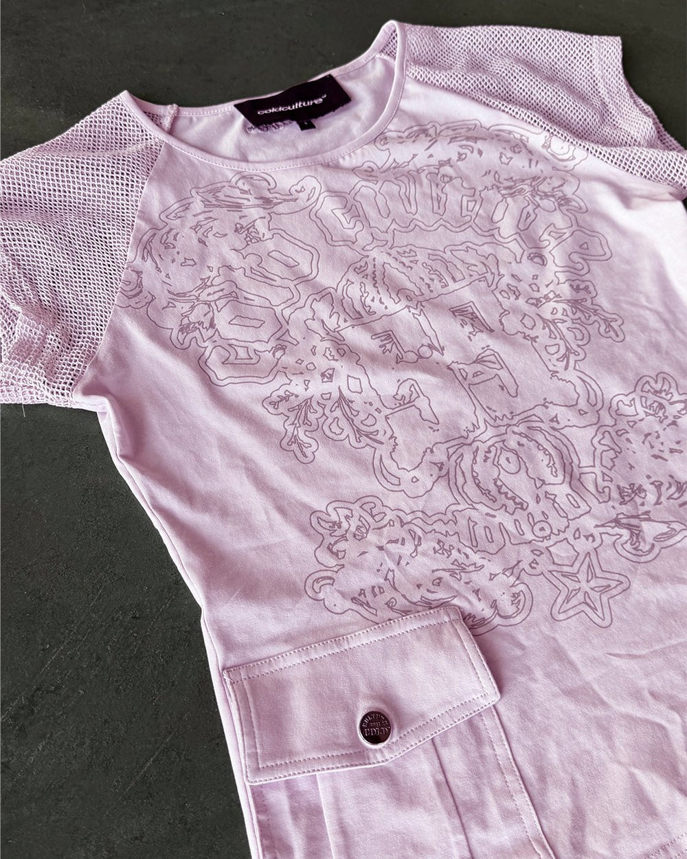 COUTURE BABY TEE PINK - Cold Culture