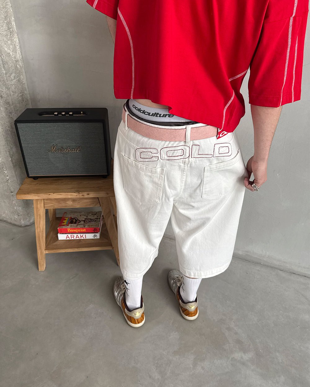 COWBOY SHORTS WHITE - COLD CULTURE