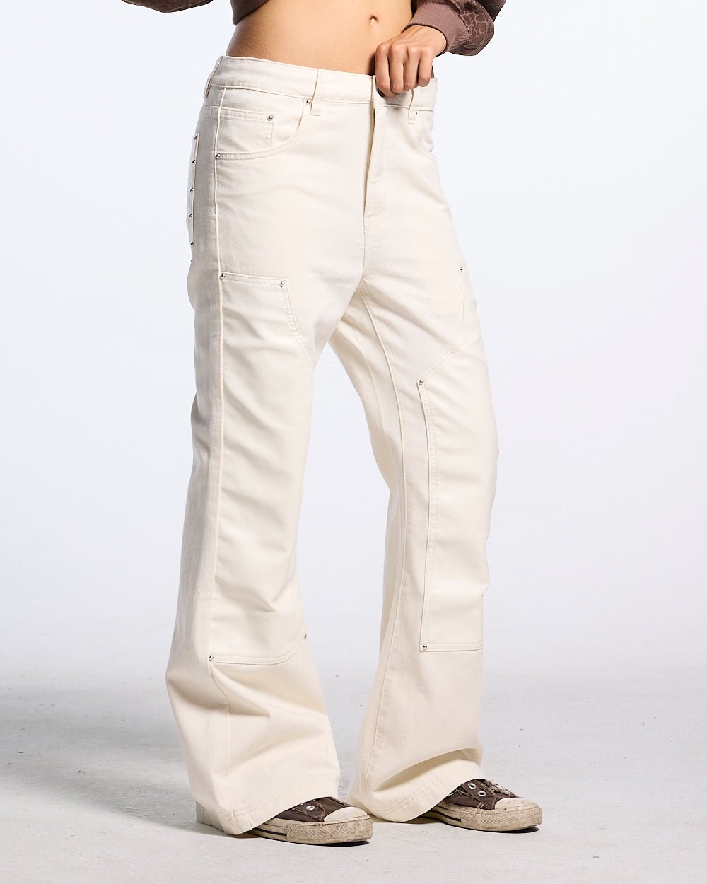 CRACKLE V5 PANTS OFF-WHITE - Cold Culture