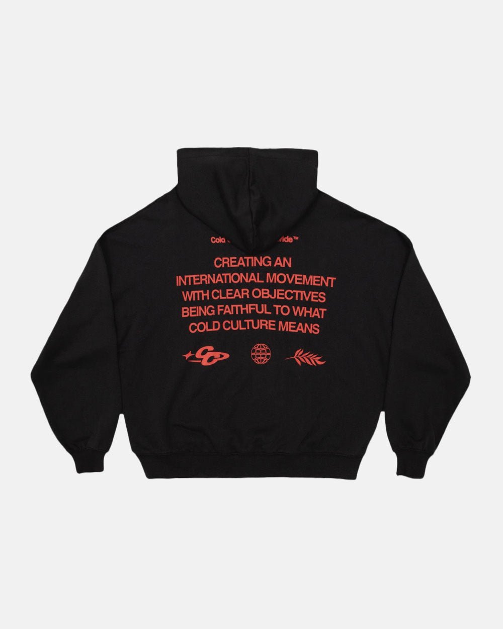 CREATING HOODIE BLACK - COLD CULTURE