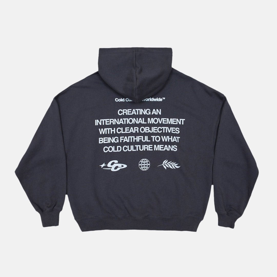 CREATING HOODIE DARK BLUE - Cold Culture