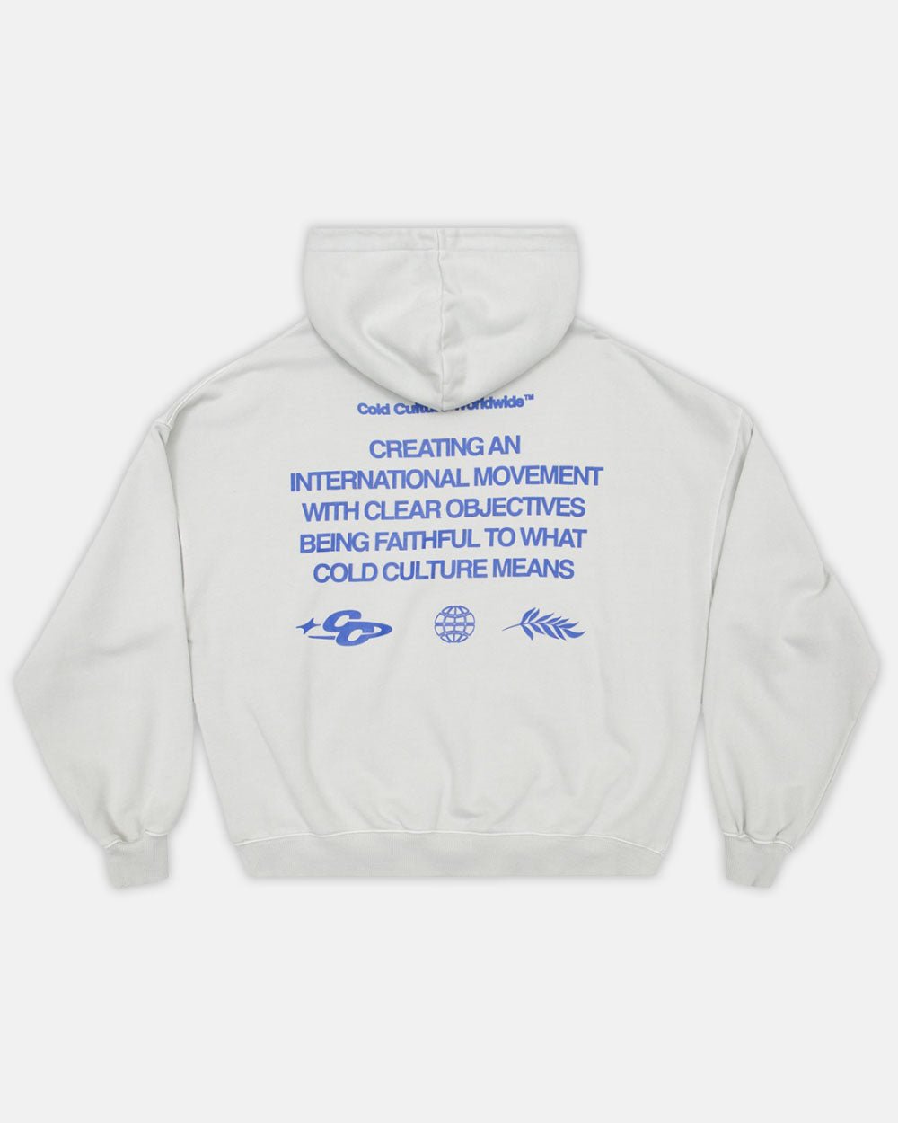 CREATING HOODIE LIGHT GREY - COLD CULTURE