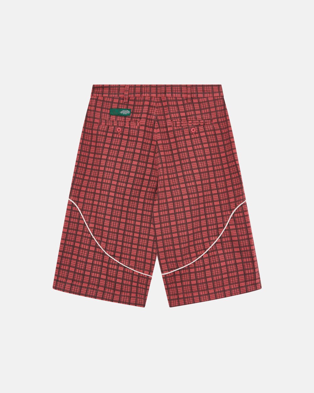 CRIMSON PLAID SUIT JORTS - COLD CULTURE