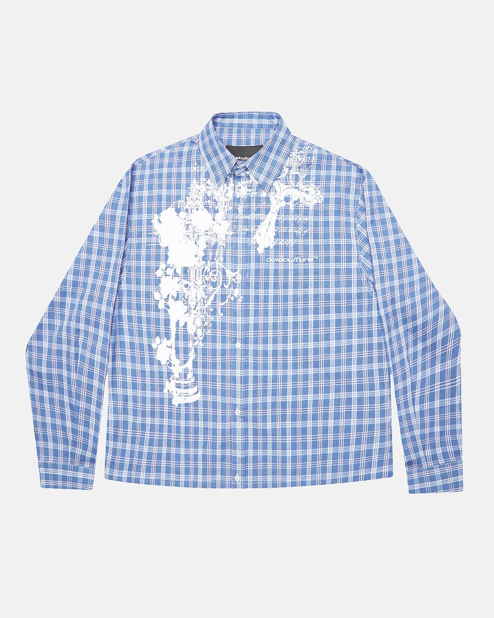 CROSS SHIRT BLUE - Cold Culture