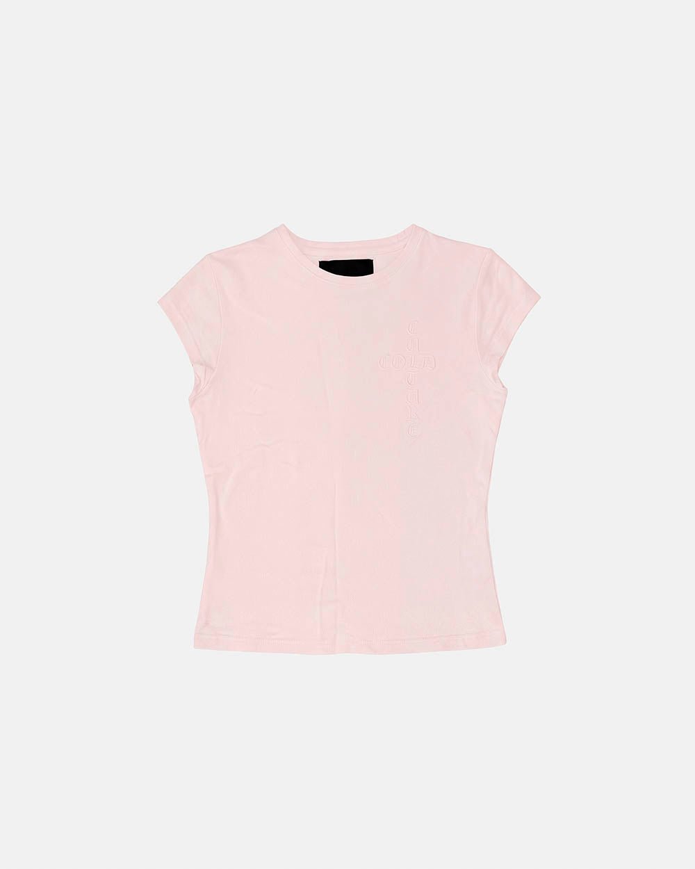 CROSSED BABY TEE WOMAN PINK - Cold Culture