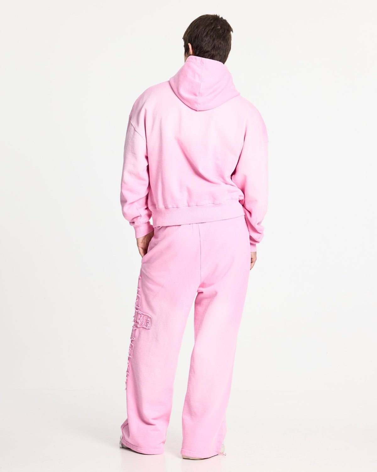 CROSSED HOODIE PINK - Cold Culture