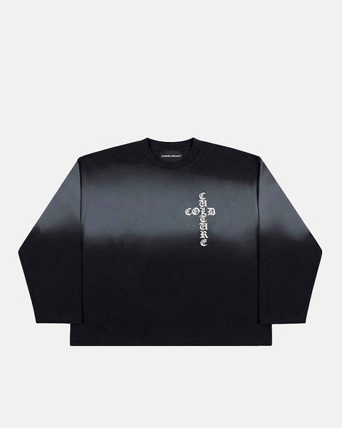 CROSSED LONGSLEEVE BLACK