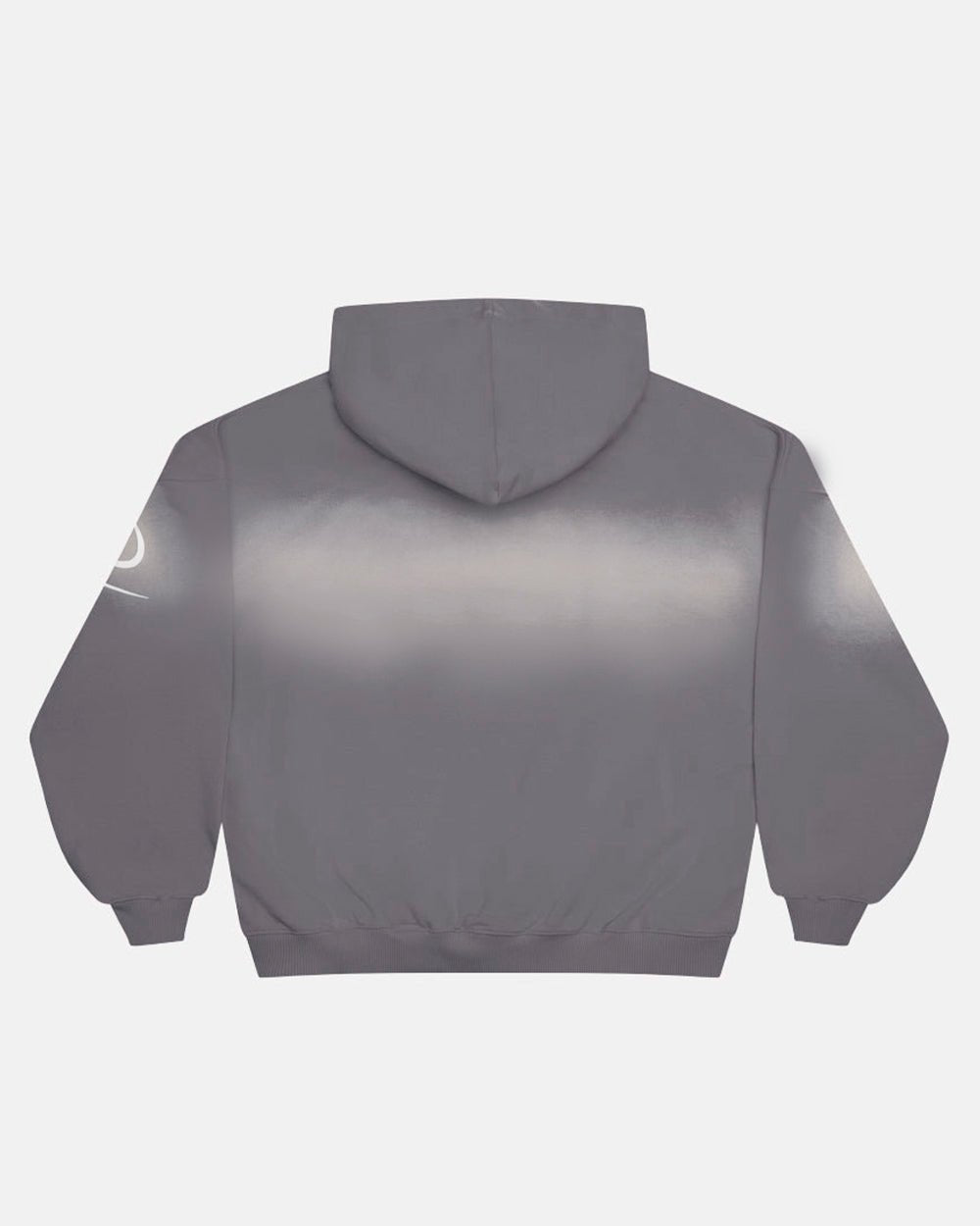 CROSSED SCRIPT HOODIE GREY - Cold Culture