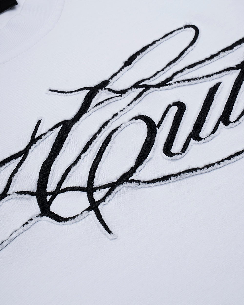 CROSSED SCRIPT LONGSLEEVE 2.0 WHITE - Cold Culture