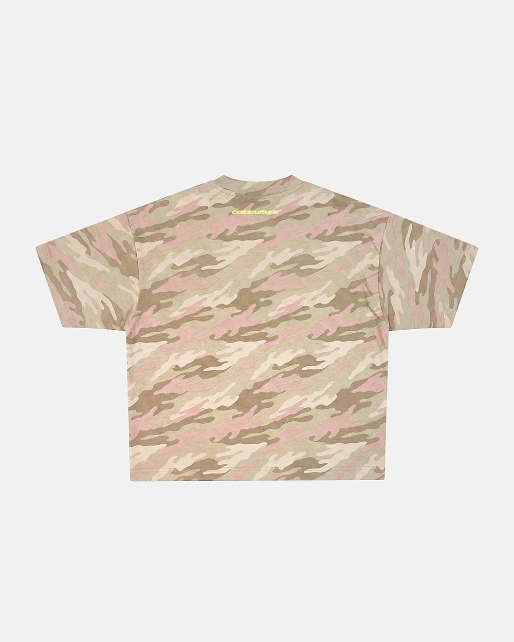CROSSED SCRIPT TEE CAMO - Cold Culture