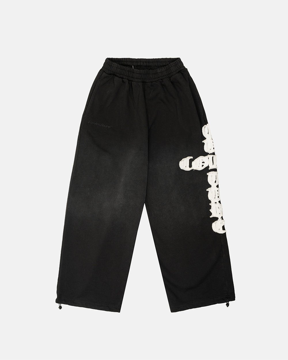 CROSSED SWEATPANTS BLACK - Cold Culture