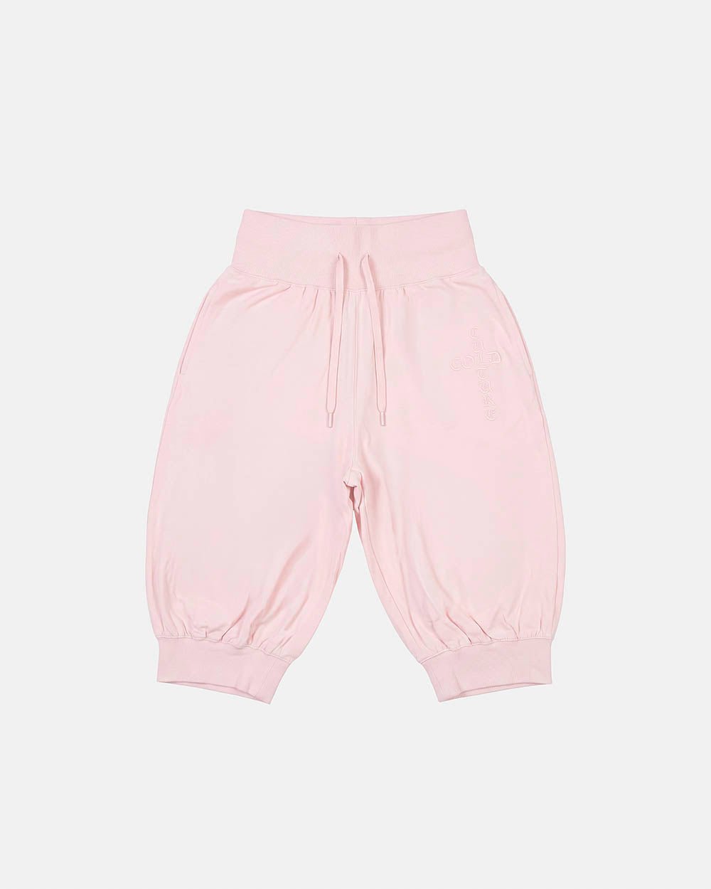 CROSSED SWEATPANTS WOMAN PINK - Cold Culture