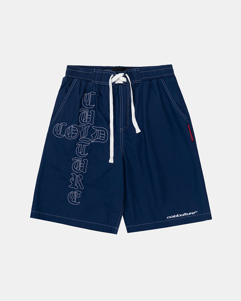 CROSSED SWIMSHORTS BLUE - Cold Culture