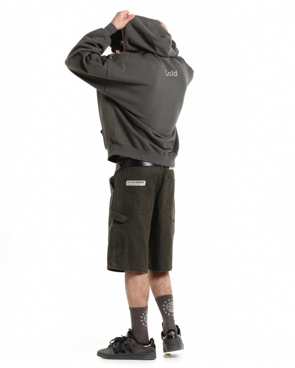 C*STAR HOODIE DARK GREY - COLD CULTURE