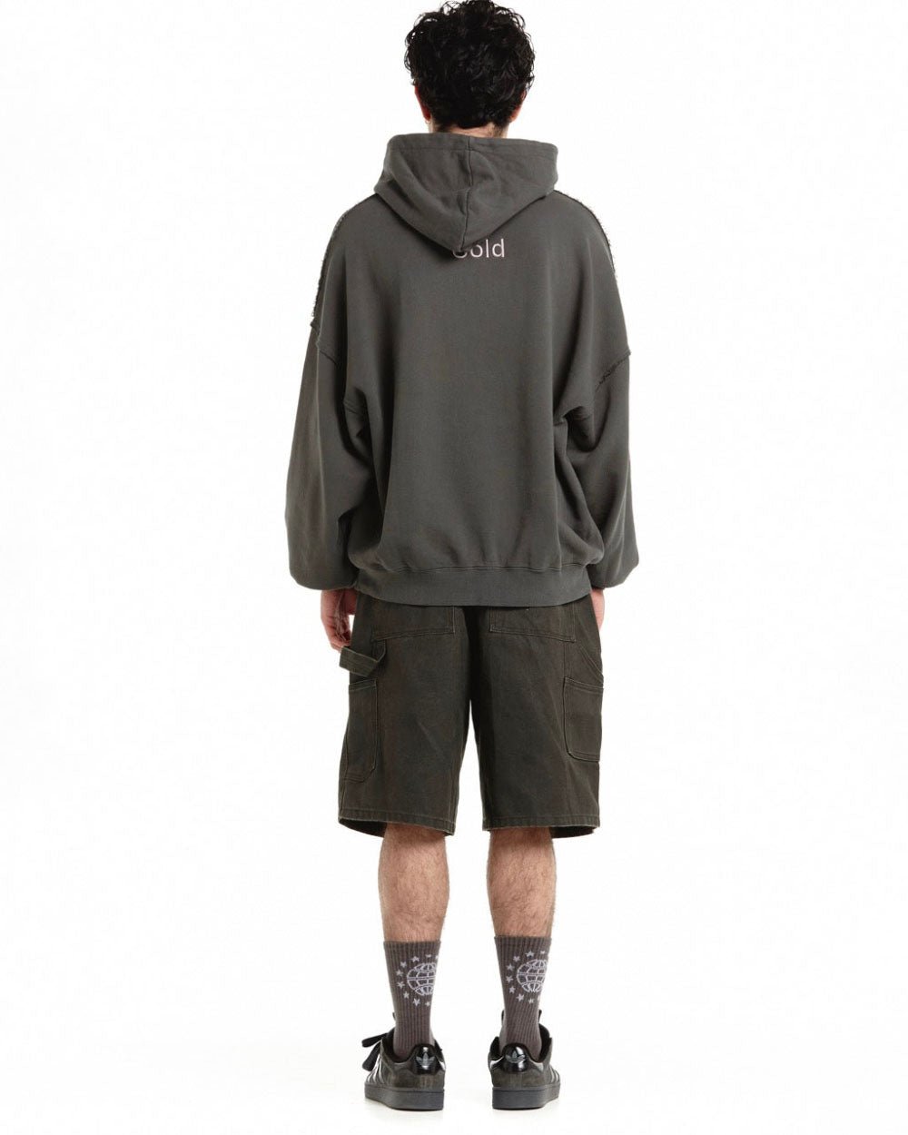 C*STAR HOODIE DARK GREY - COLD CULTURE