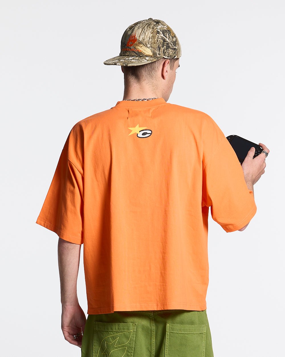 CULT STAR TEE FIRECRACKER ORANGE - COLD CULTURE